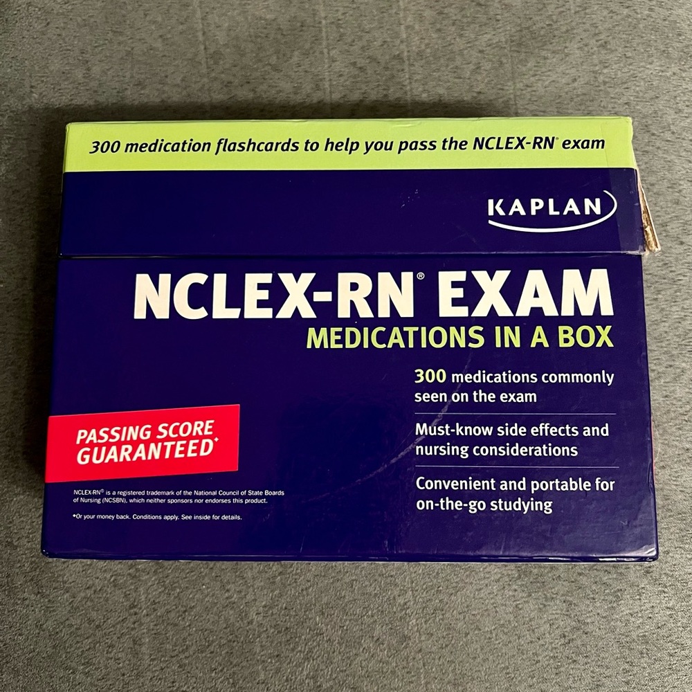 NCLEX RN Kaplan Study Flashcards